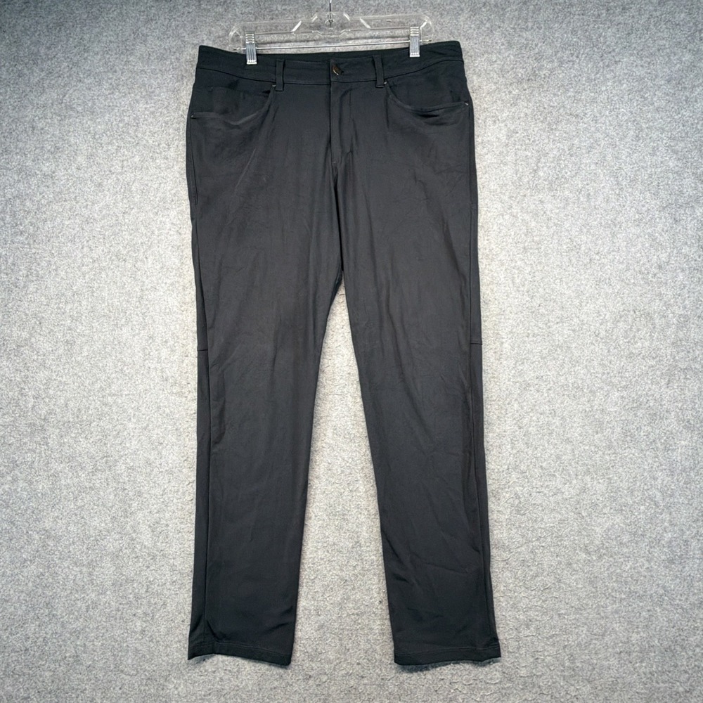 Lululemon Mens 34x30 ABC Classic Fit Pant Warpstreme Dark Gray Chino Pants
